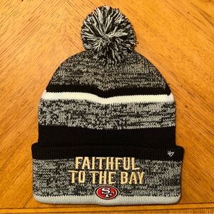 San Francisco 49ers "Faithful to the Bay" ‘47 Brand Knit Beanie Hat Cap NFL New
